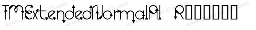 TMExtendedNormalAl R字体转换